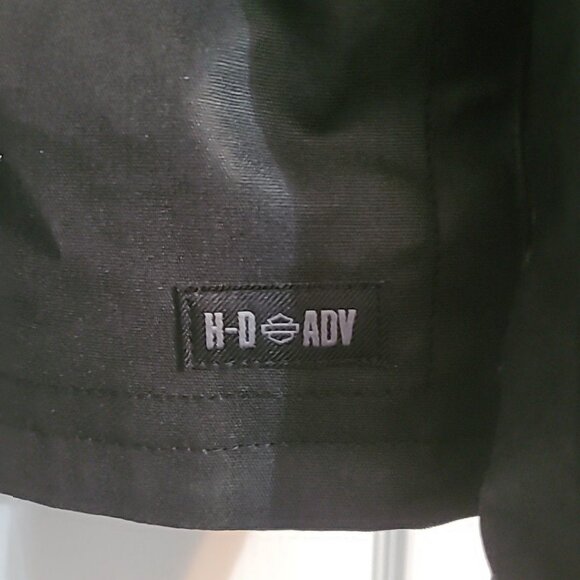 Harley-Davidson Overlook ADV Mesa Men's Size Medium Black Waxed Riding Jacket - Picture 5 of 7